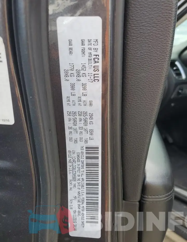 1C4RDJDG8JC205669 Photo# 13