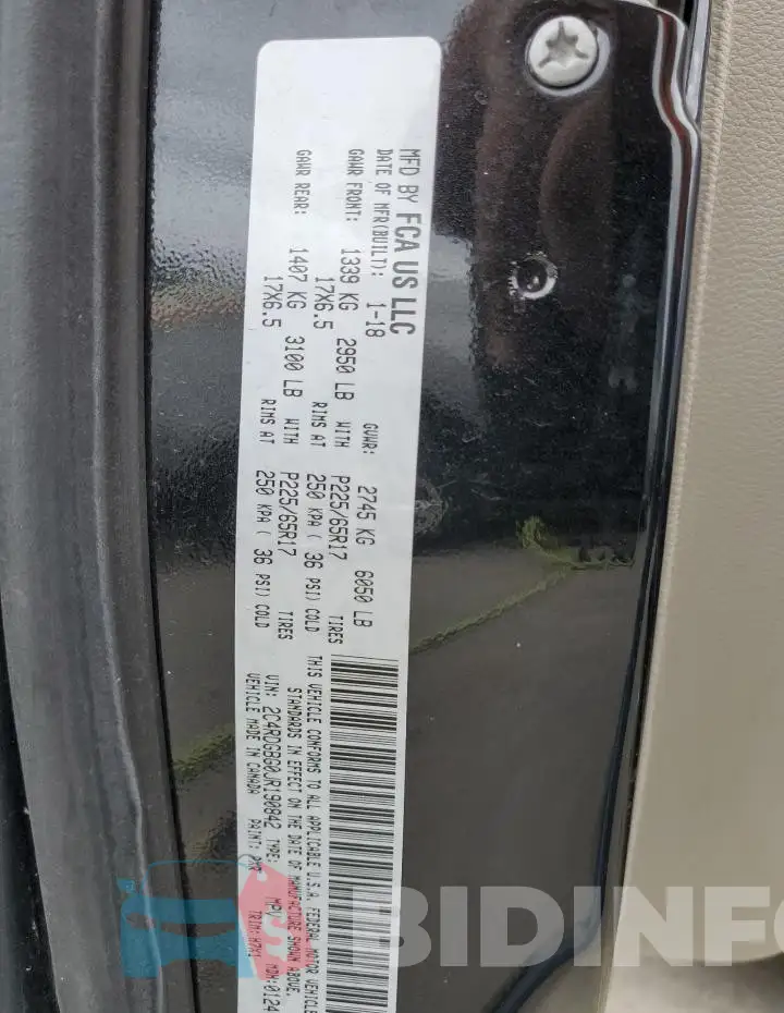 2C4RDGBG0JR190842 Photo# 13