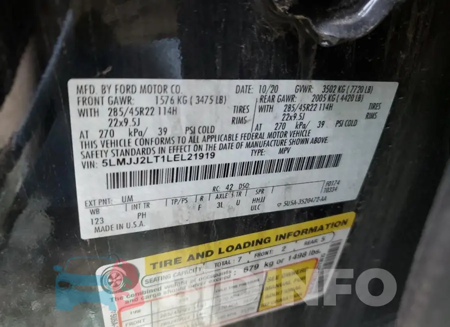 5LMJJ2LT1LEL21919 Photo# 12