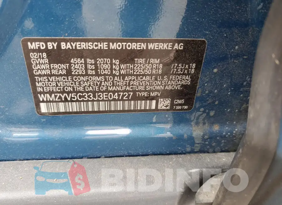 WMZYV5C33J3E04727 Photo# 12