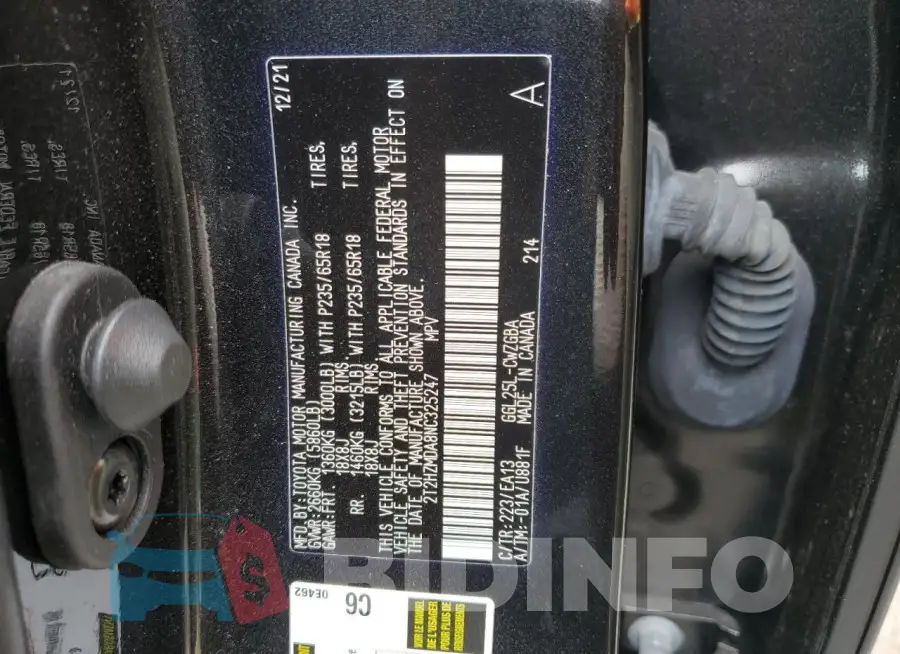 2T2HZMDA8NC325247 Photo# 14