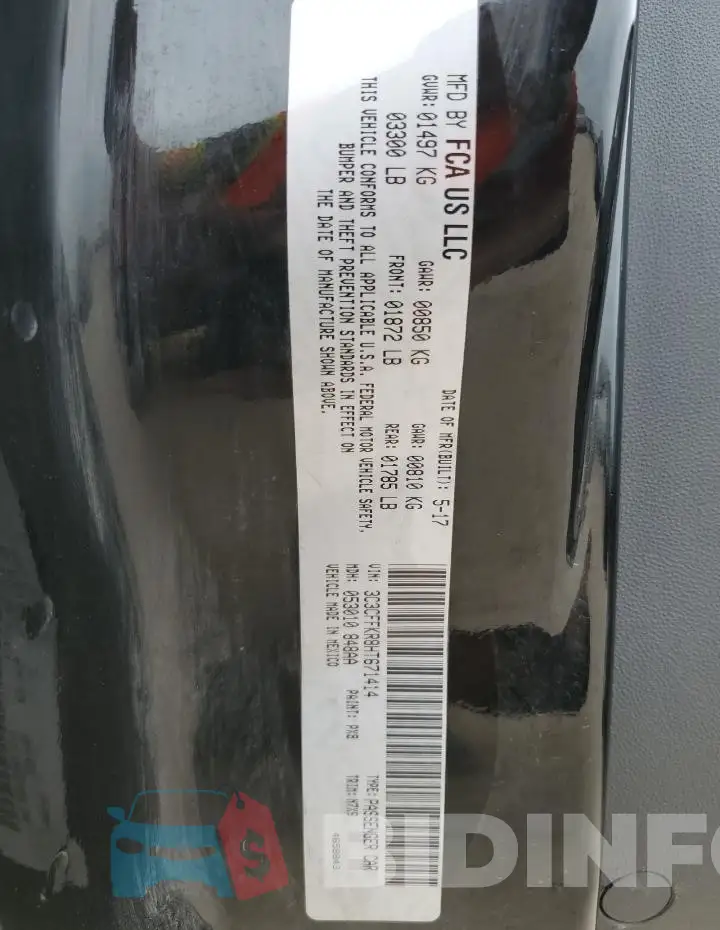 3C3CFFKR8HT671414 Photo# 12