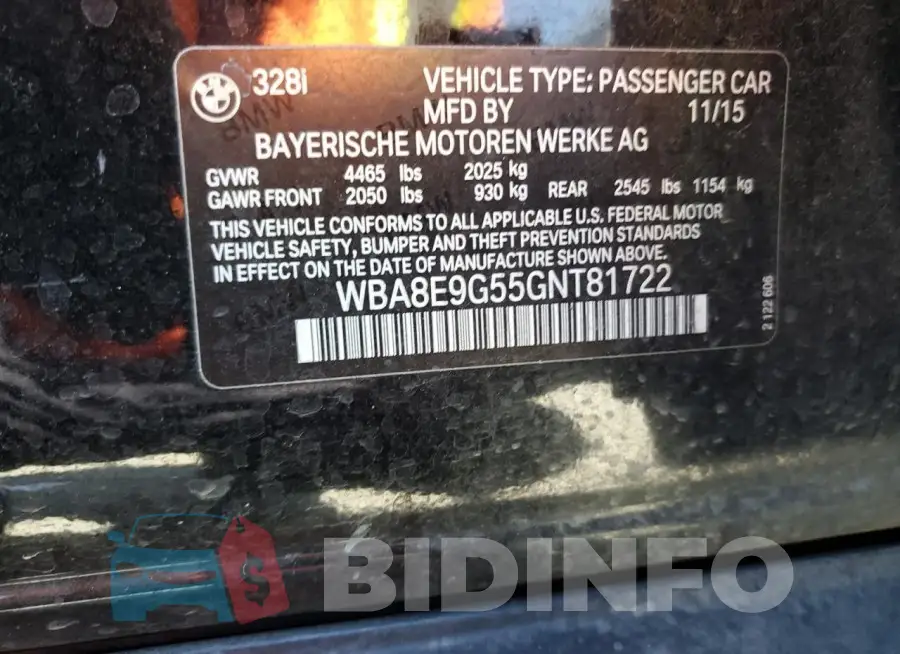 WBA8E9G55GNT81722 Photo# 12