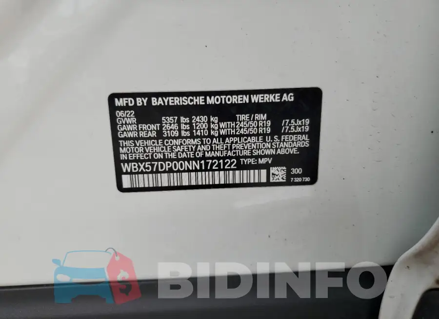 WBX57DP00NN172122 Photo# 13