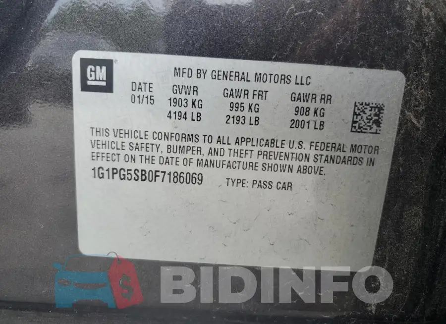 1G1PG5SB0F7186069 Photo# 12