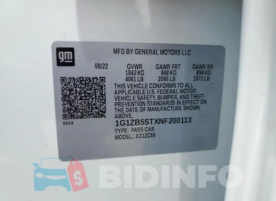 1G1ZB5STXNF200113 Photo# 12