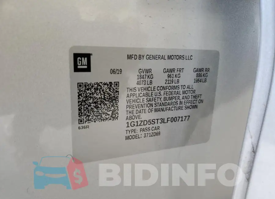 1G1ZD5ST3LF007177 Photo# 12