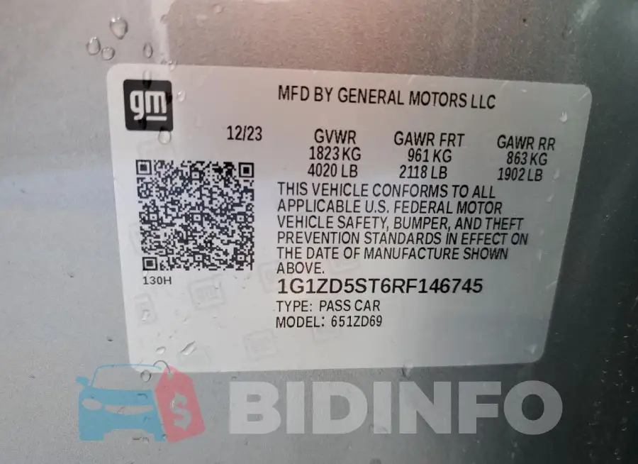 1G1ZD5ST6RF146745 Photo# 13