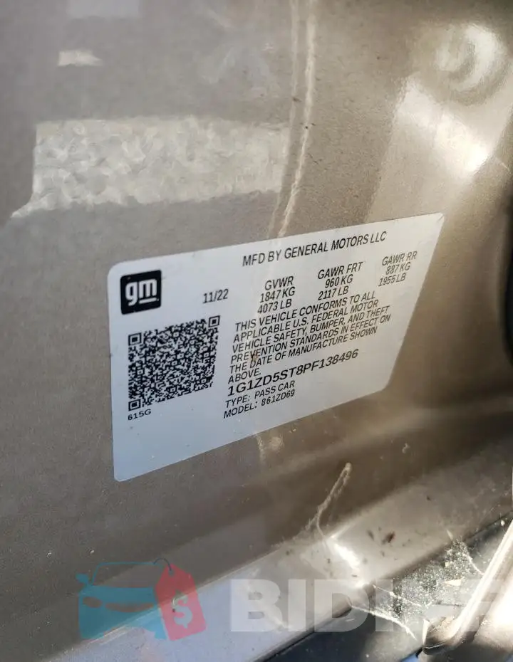 1G1ZD5ST8PF138496 Photo# 13