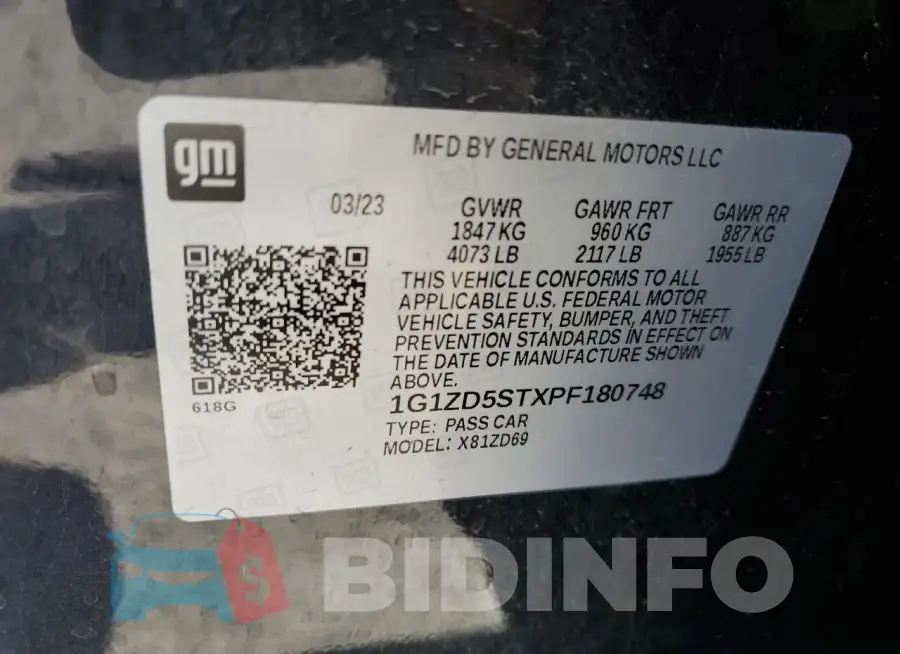 1G1ZD5STXPF180748 Photo# 12