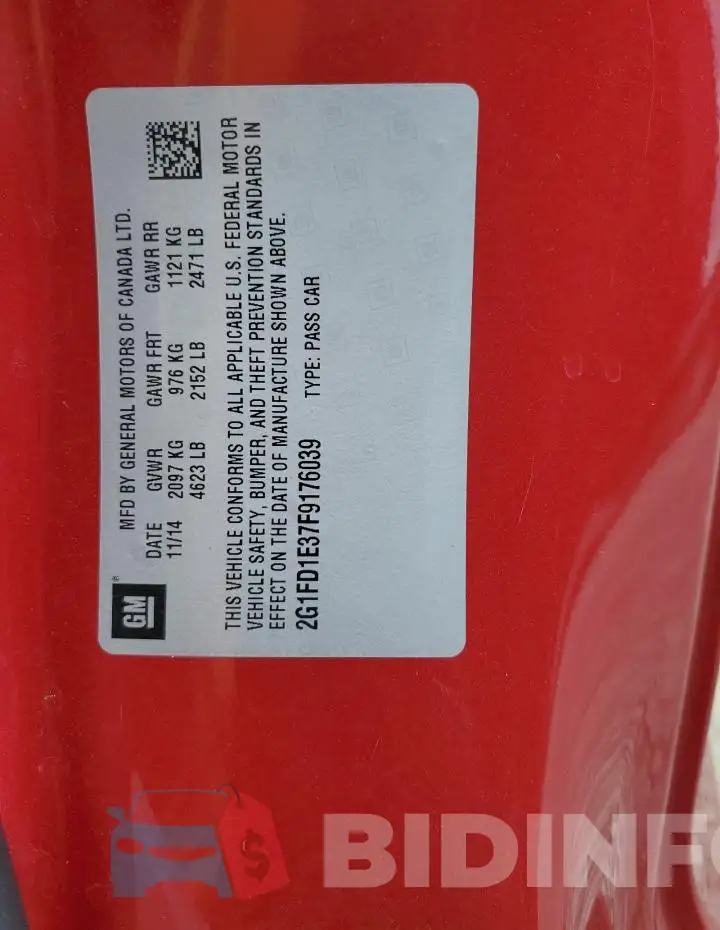 2G1FD1E37F9176039 Photo# 12