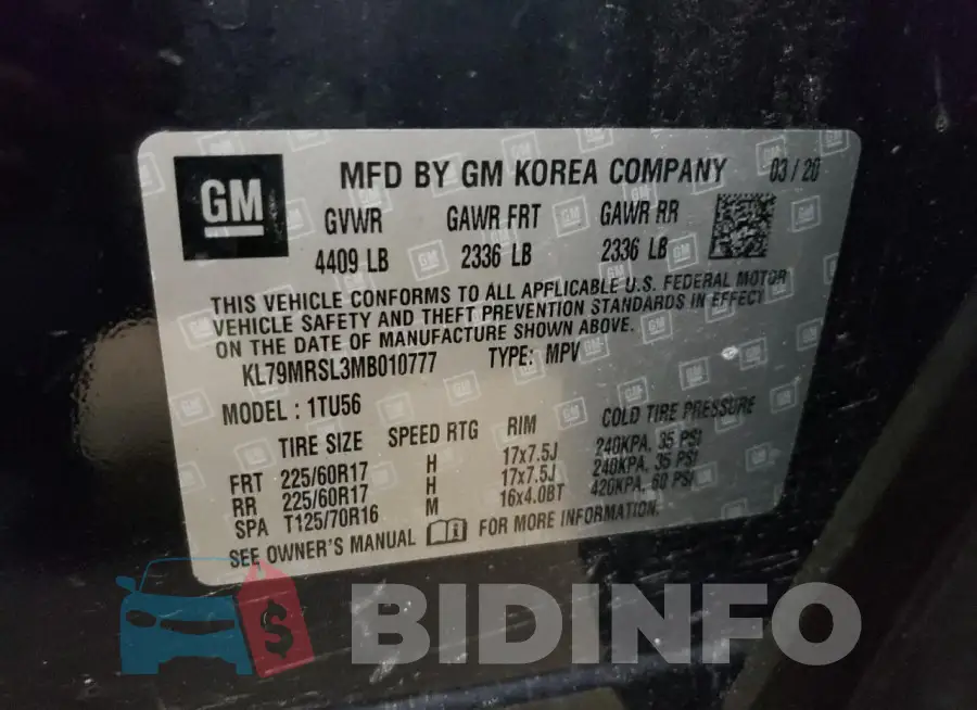KL79MRSL3MB010777 Photo# 13