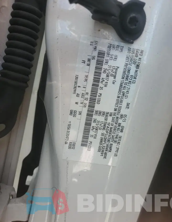1FADP3J26FL323691 Photo# 12