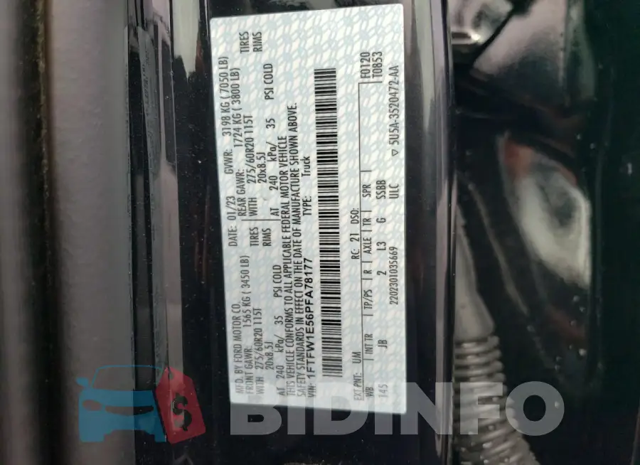1FTFW1E56PFA78177 Photo# 12