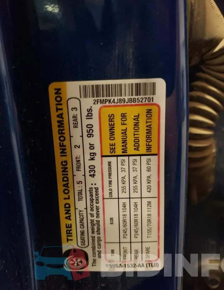 2FMPK4J89JBB52701 Photo# 13