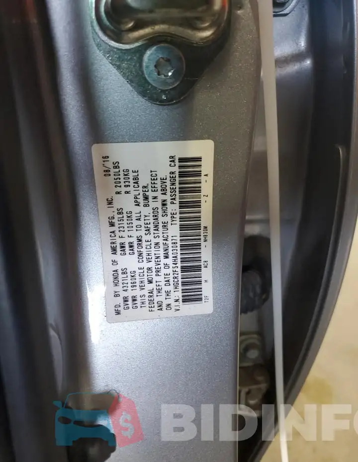 1HGCR2F54HA030871 Photo# 13