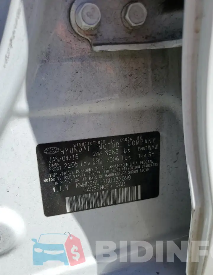 KMHD35LH7GU332099 Photo# 12