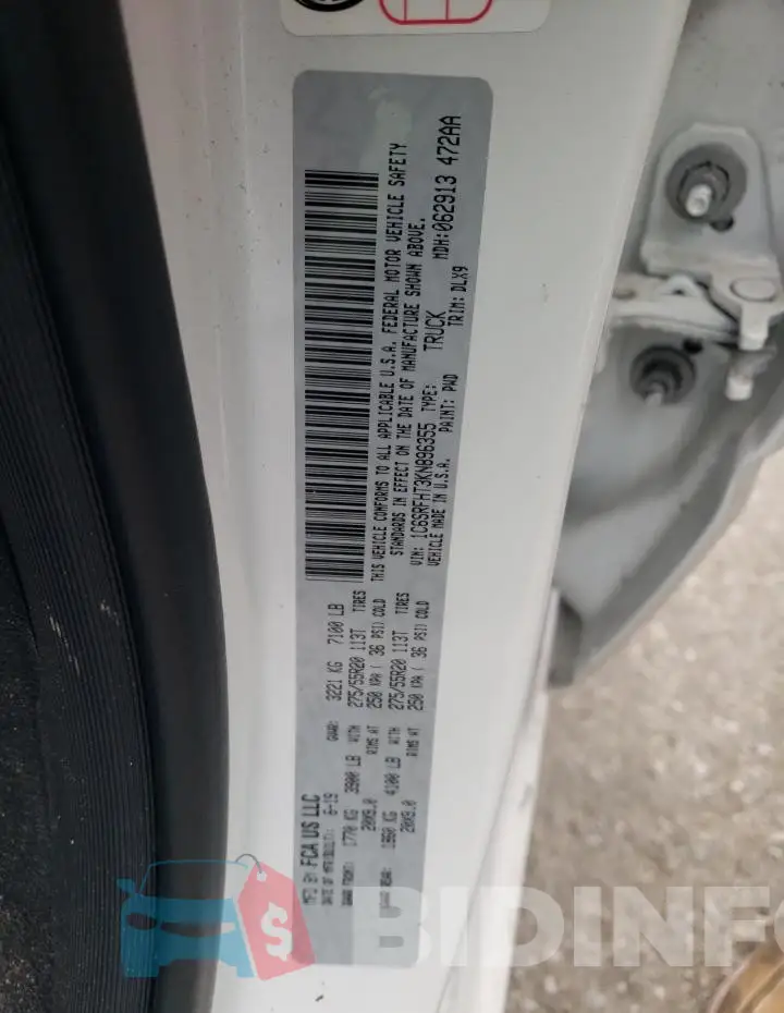 1C6SRFHT3KN896355 Photo# 12