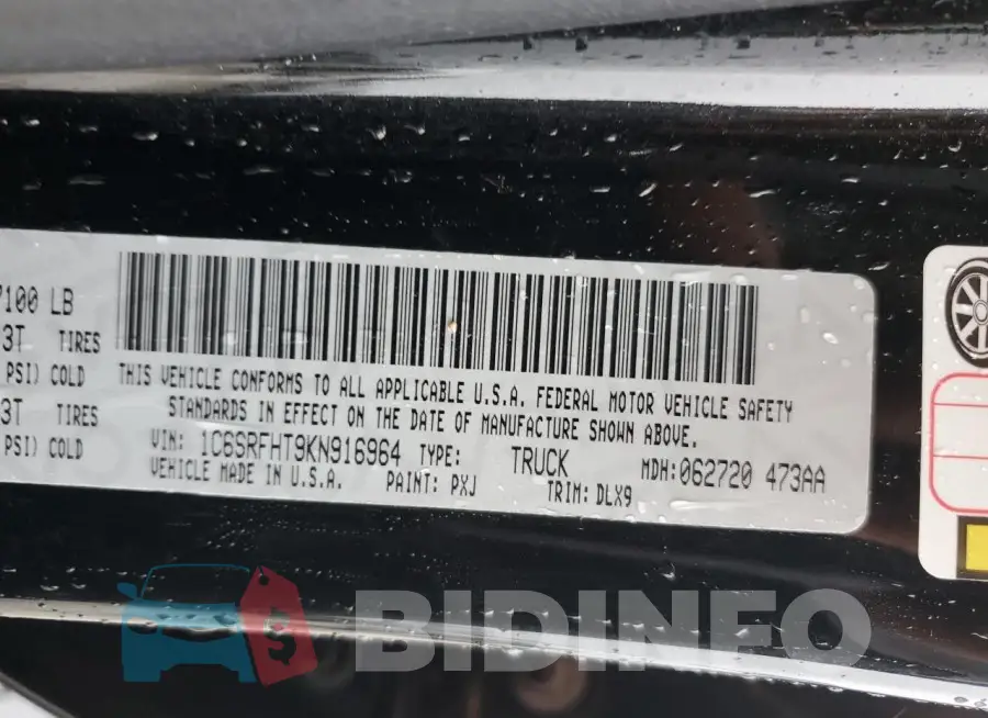 1C6SRFHT9KN916964 Photo# 13