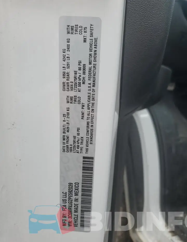 3C6MRVJG2PE592039 Photo# 13