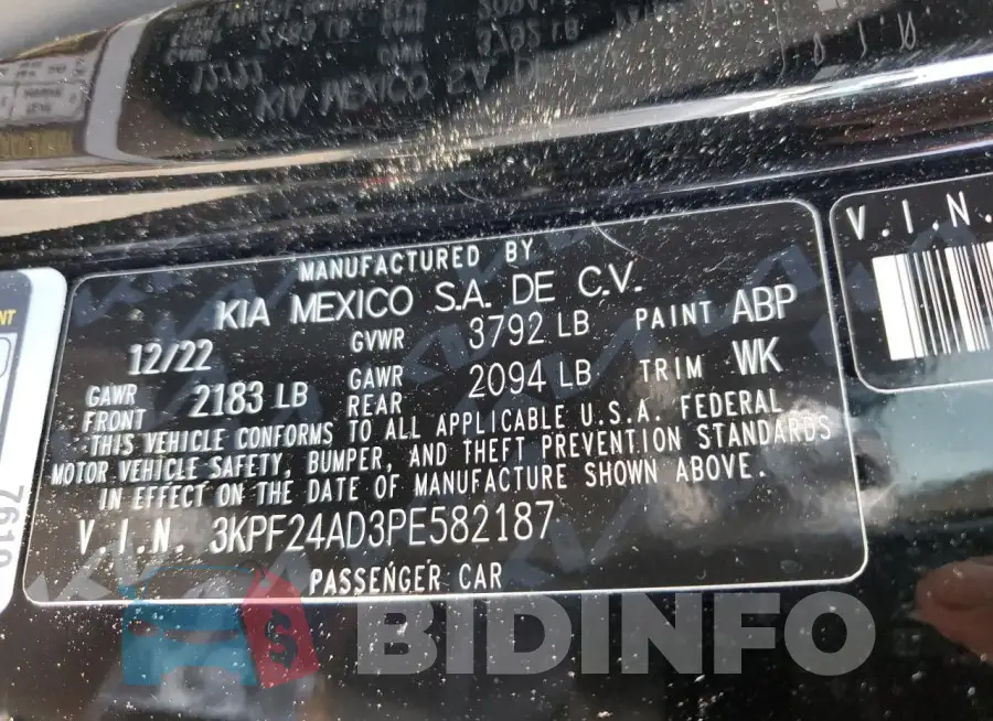 3KPF24AD3PE582187 Photo# 12
