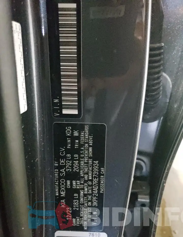 3KPF24AD7RE739934 Photo# 12