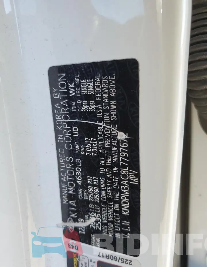 KNDPM3AC8L7797672 Photo# 13