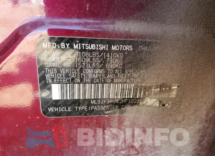 ML32F3FJ4JHF10286 Photo# 12