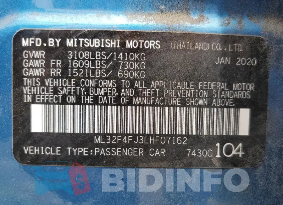 ML32F4FJ3LHF07162 Photo# 12