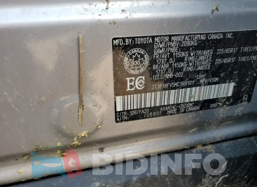 2T3B1RFV5MC189101 Photo# 14