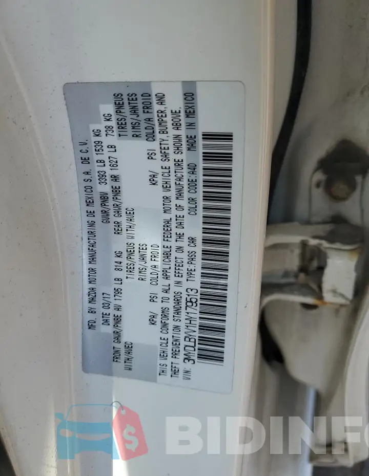 3MYDLBYV1HY179513 Photo# 12