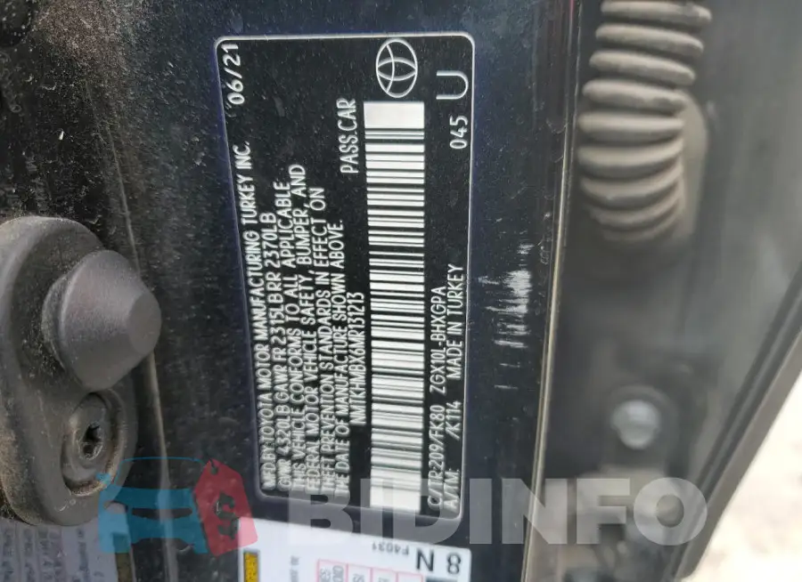 NMTKHMBX6MR131213 Photo# 12