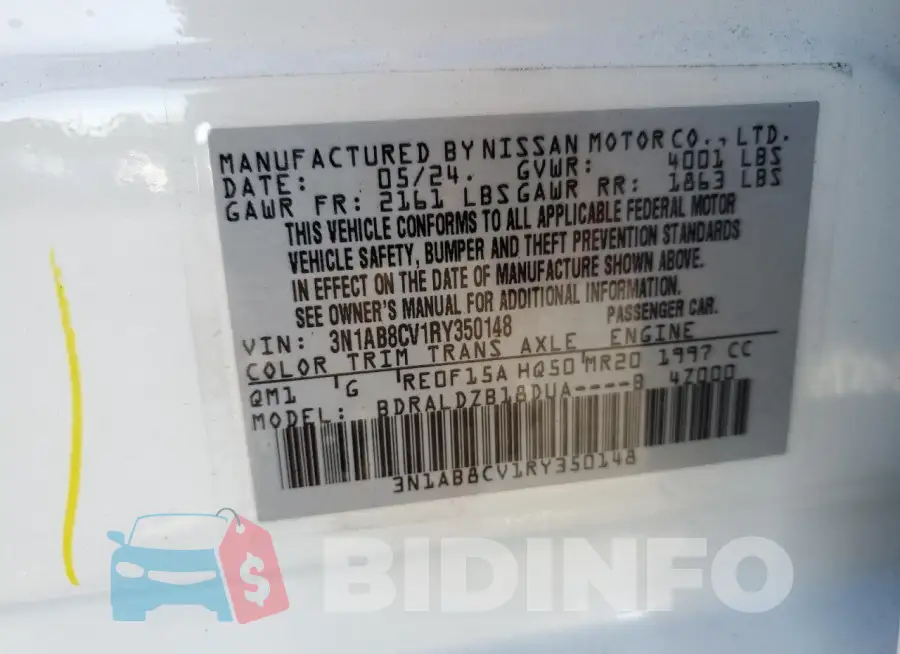 3N1AB8CV1RY350148 Photo# 12