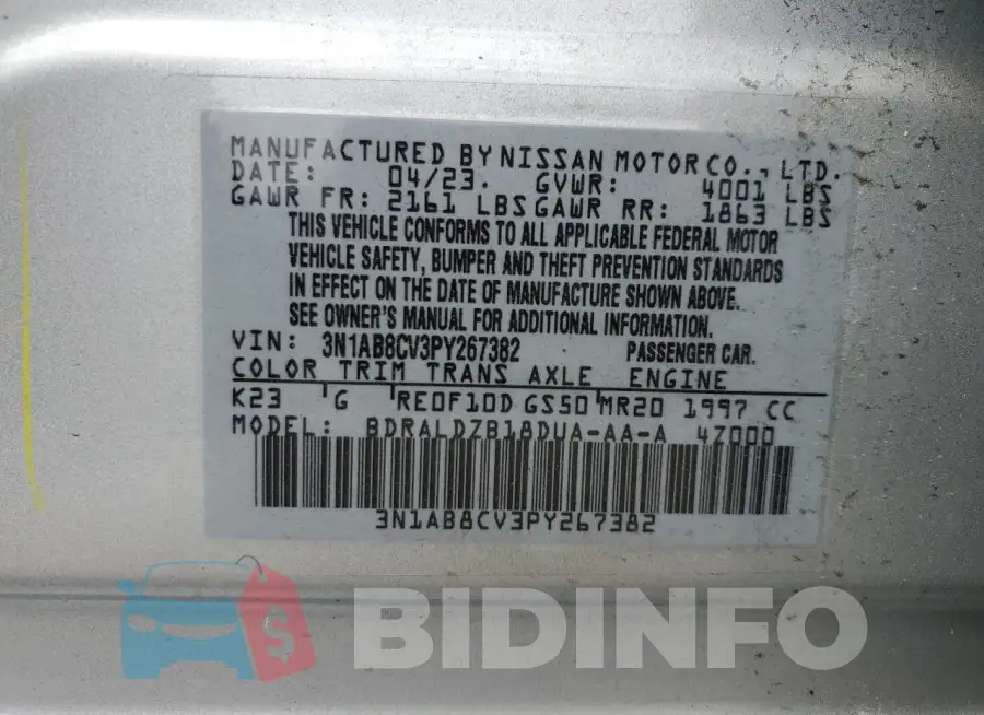 3N1AB8CV3PY267382 Photo# 12
