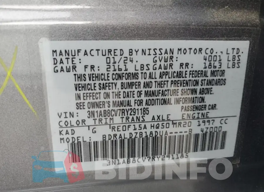 3N1AB8CV7RY291185 Photo# 12