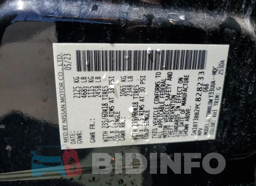 5N1BT3BB2PC828233 Photo# 13