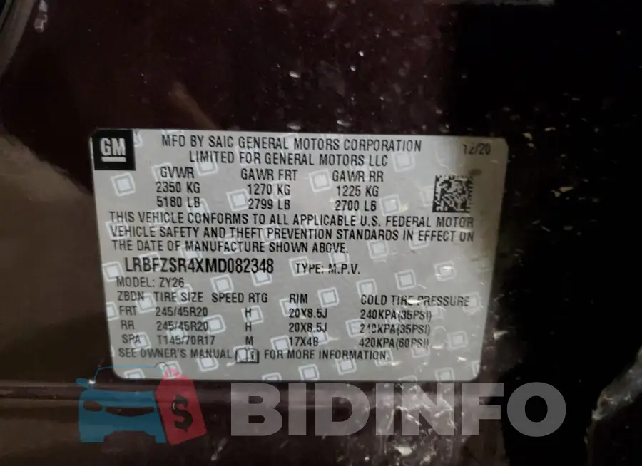LRBFZSR4XMD082348 Photo# 13