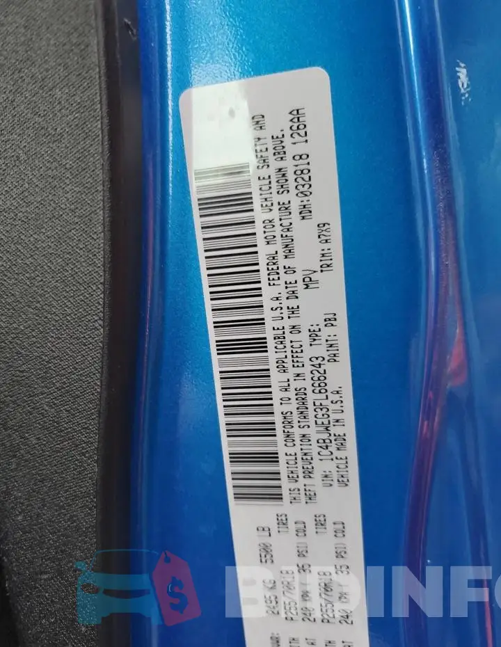 1C4BJWEG3FL666243 Photo# 13
