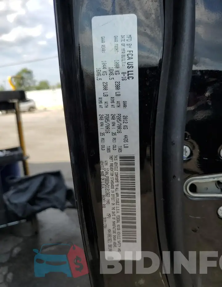 1C4NJPBB3HD121362 Photo# 14