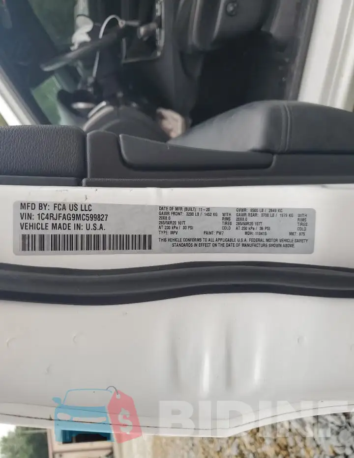 1C4RJFAG9MC599827 Photo# 14