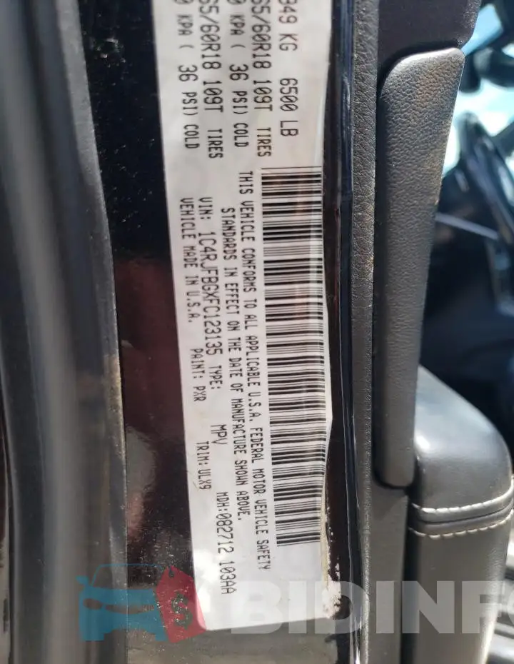 1C4RJFBGXFC123135 Photo# 13