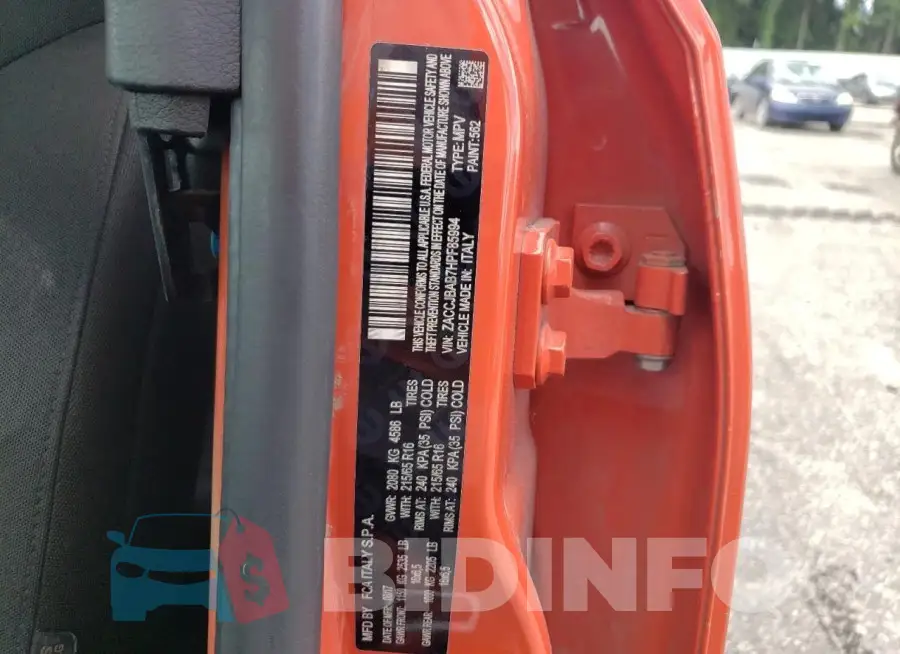 ZACCJBAB7HPF85994 Photo# 13