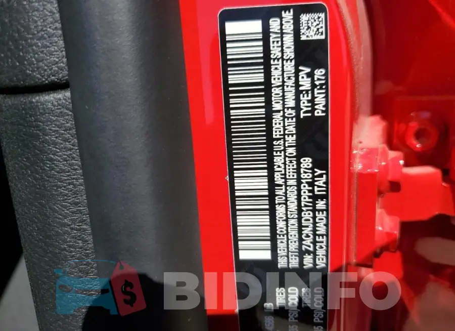 ZACNJDB17PPP18789 Photo# 13
