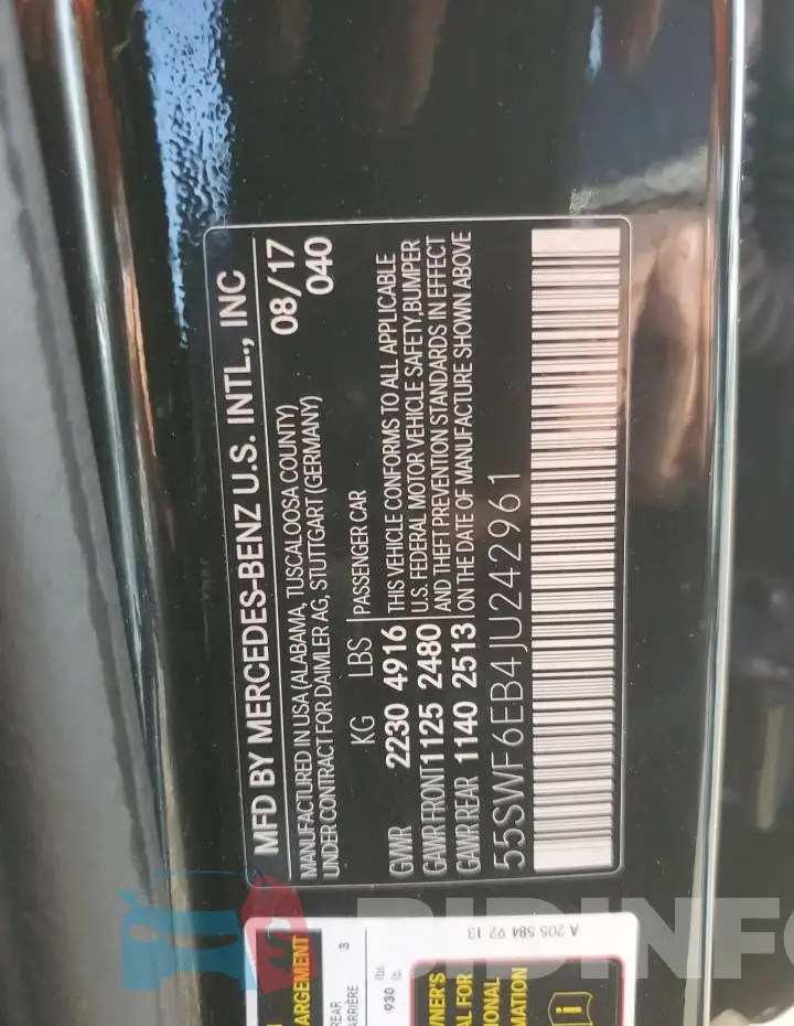 55SWF6EB4JU242961 Photo# 12