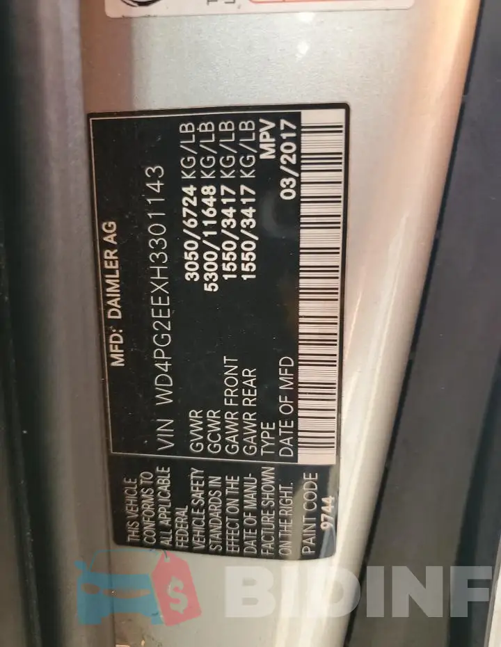 WD4PG2EEXH3301143 Photo# 12