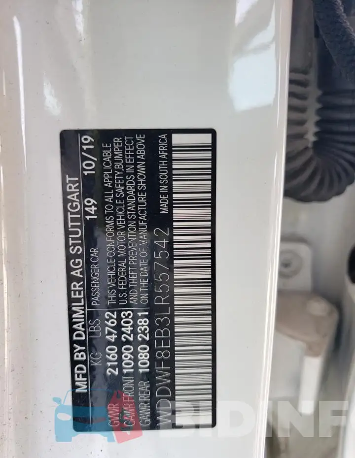 WDDWF8EB3LR557542 Photo# 12