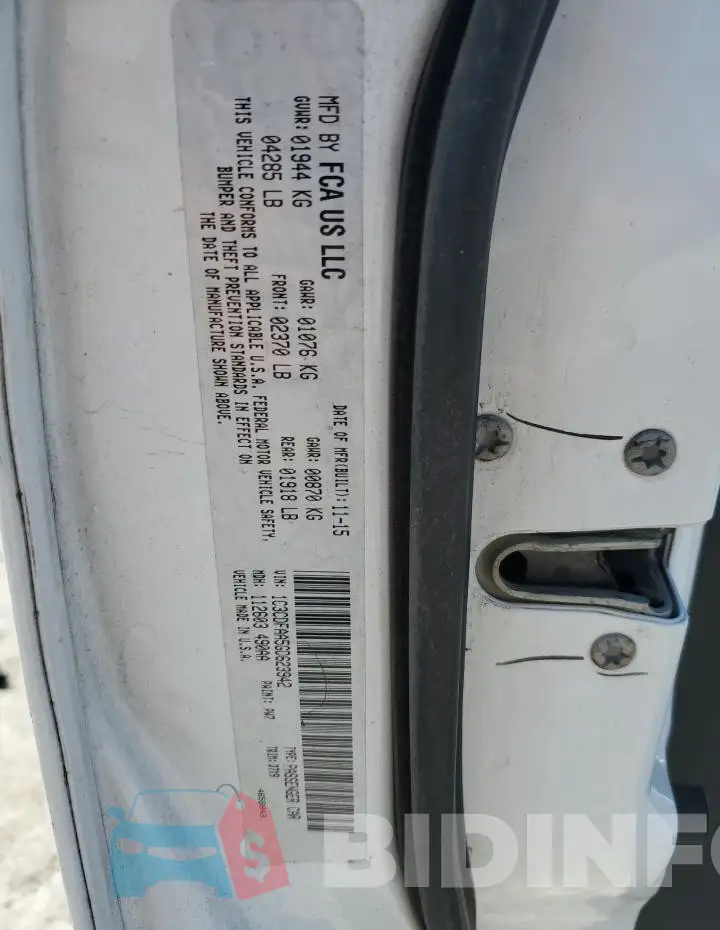 1C3CDFAA5GD623942 Photo# 12