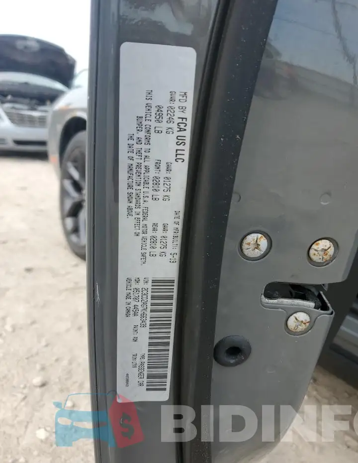 2C3CDZAG7KH663439 Photo# 13