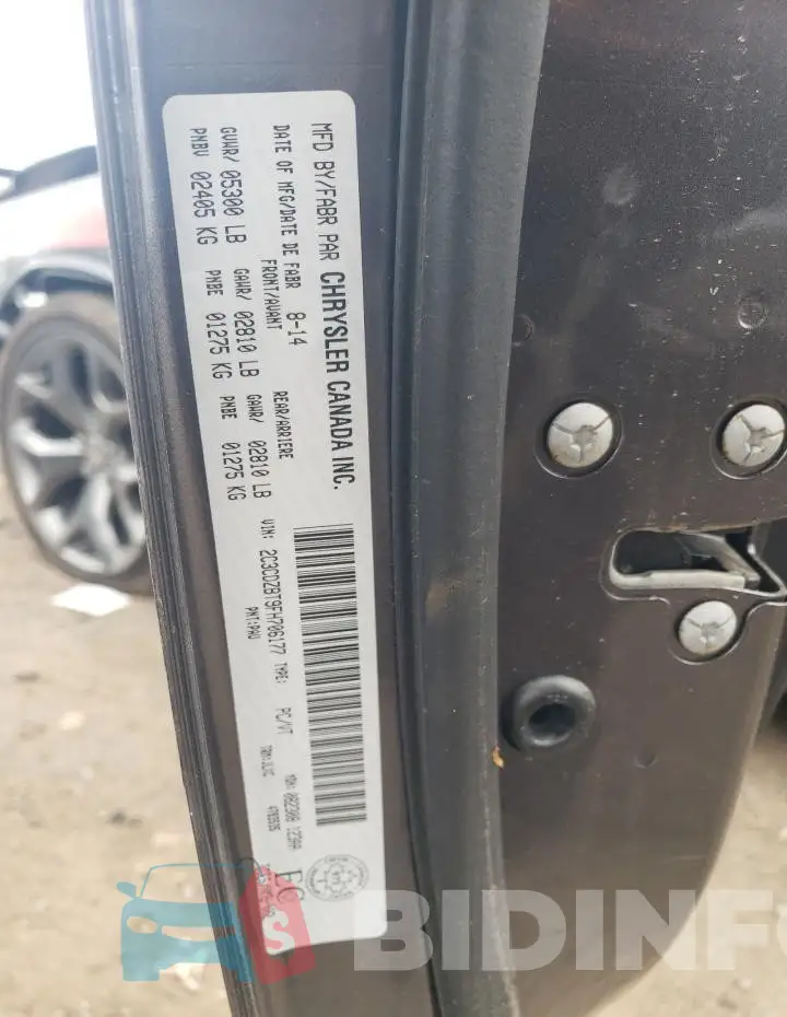2C3CDZBT9FH706177 Photo# 12