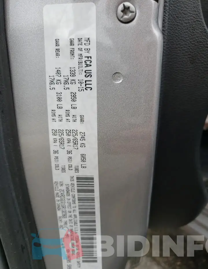 2C4RDGEG1GR132369 Photo# 13